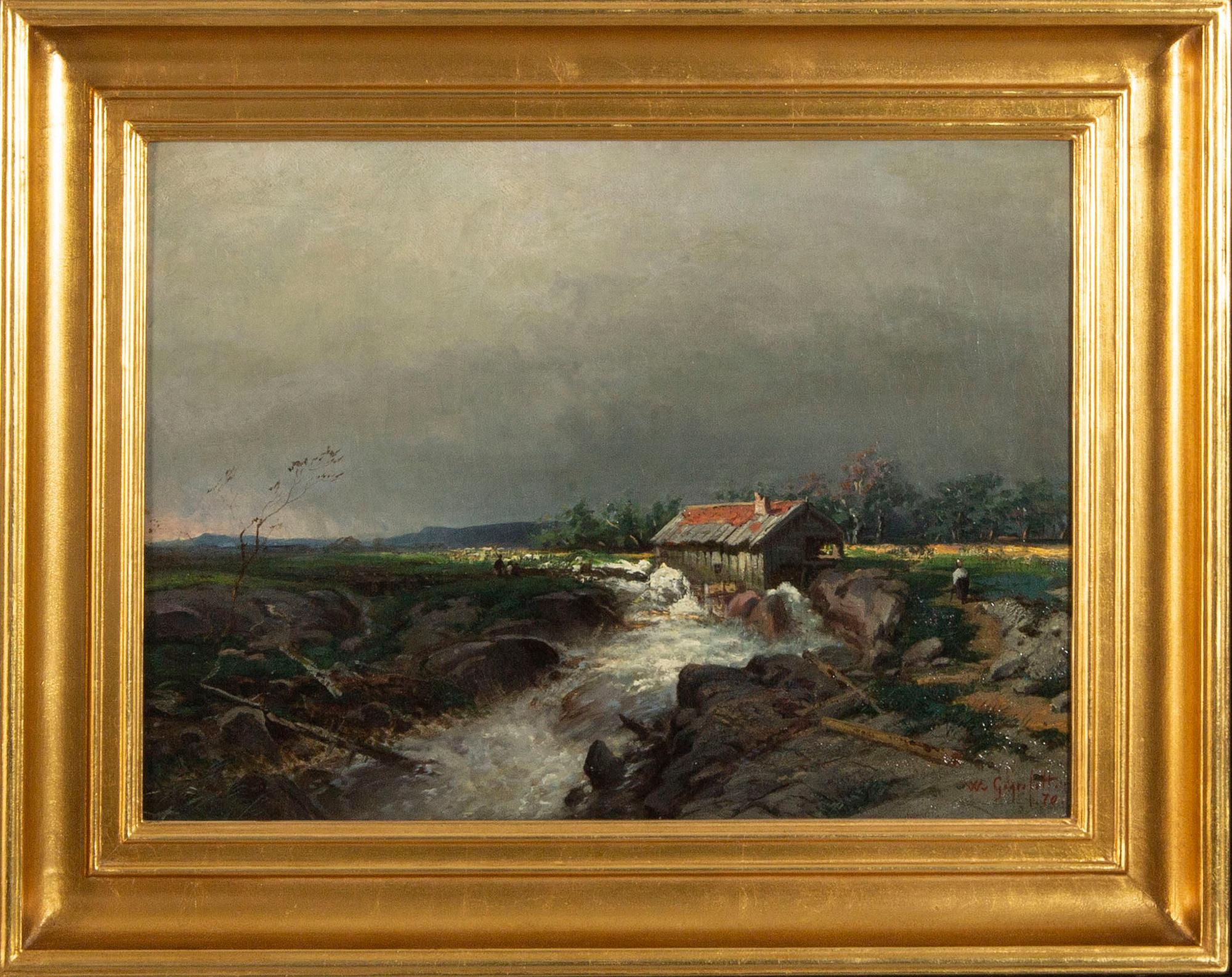 WILHELM VON GEGERFELT, olja på duk signerad och daterad 70.