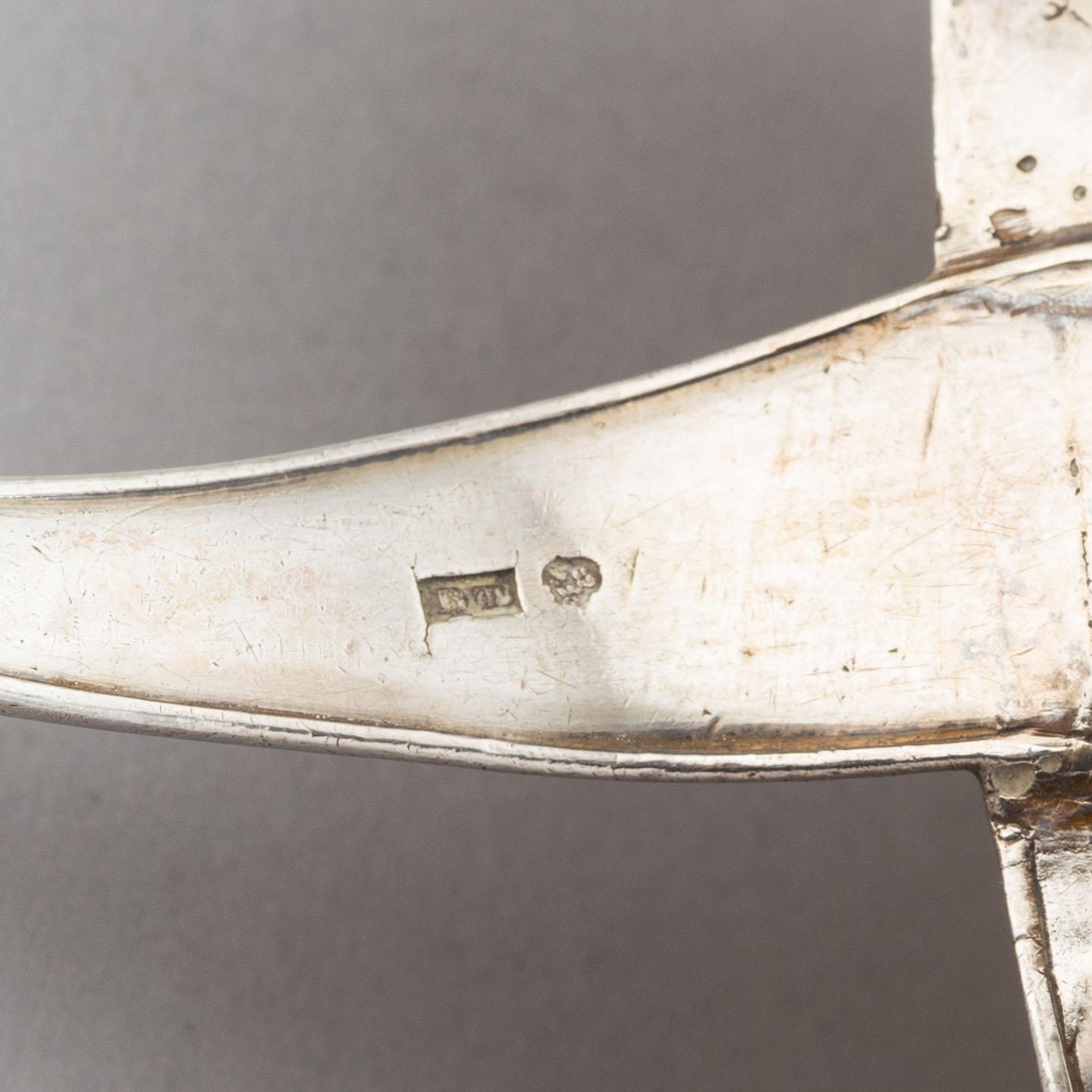 Two swedish silver soup ladles, including Nils Tornberg, Linköping 1801.