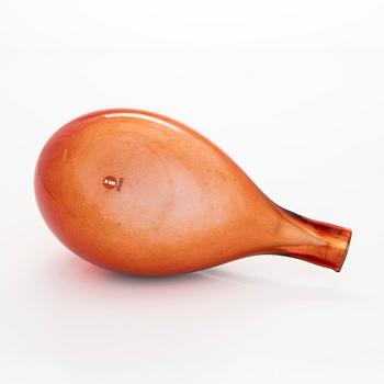 Oiva Toikka, lasilintu, "Kardinaali", signeerattu O. Toikka Iittala.