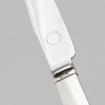 Harald Nielsen, cutlery, 7 pieces, sterling silver, model Pyramid, Georg Jensen/Georg Jensen & Wendel, Denmark.