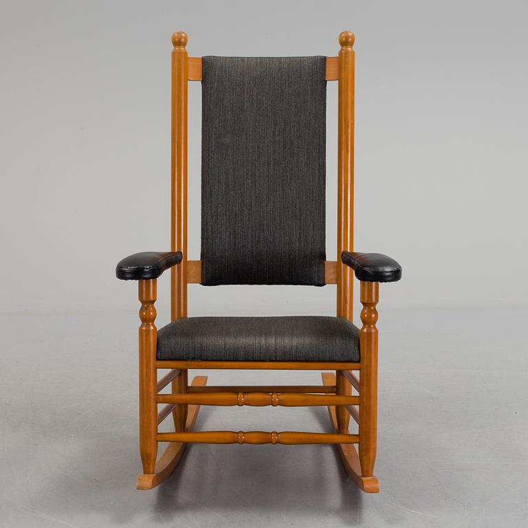 a rocking chair, Nesto stolfabrik, late 20th century.