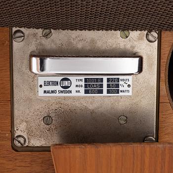 Stig Carlsson, LOAS 1001/”Kolboxen", a pair of loudspeakers, 1959-62, Sweden.