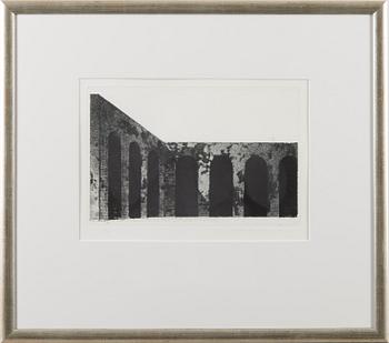 aquatint and drypoint, signed and dated -63, numbered 21/25.