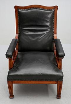 FÅTÖLJ, jugend, tidigt 1900-tal.