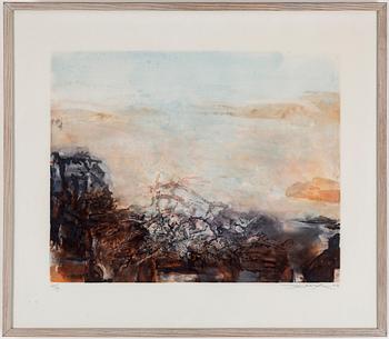 ZAO WOU-KI, etching, signed and numbered 65/99.