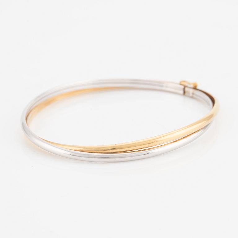 Bangle, 18K white and rose gold.