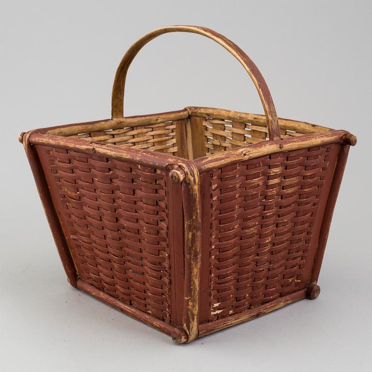 a basket from the 19th century.