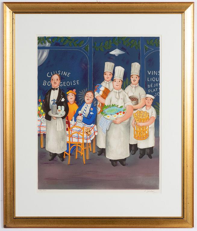 Lennart Jirlow, Utanför restaurangen.