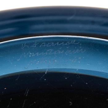 SKÅL, glas, signerad K. Franck, Nuutajärvi Notsjö -61.