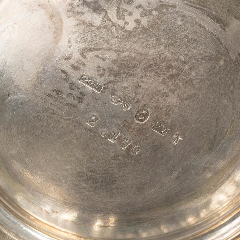 Eleven silver beakers, including marks of K Anderson, CG Hallberg, Eric Löfman for KG Markström, etc.
