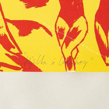 Portfolio, with 5 lithographs, “5th IAAF World Championships in Athletics Göteborg 1995”.