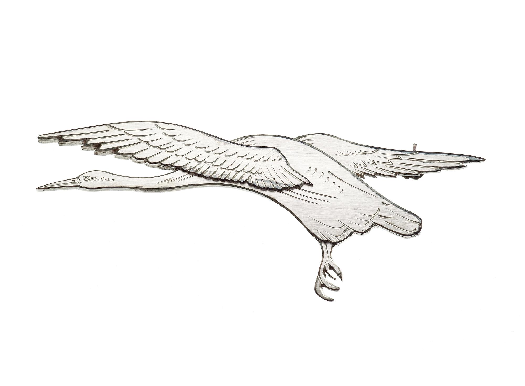 Wiwen Nilsson, A Wiwen Nilsson sterling brooch, Lund 1965,