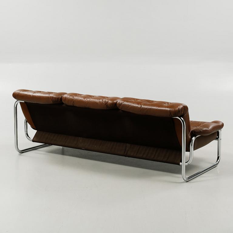 A 1970s sofa and armchair, deigned by John Bertil Häggström for IKEA.