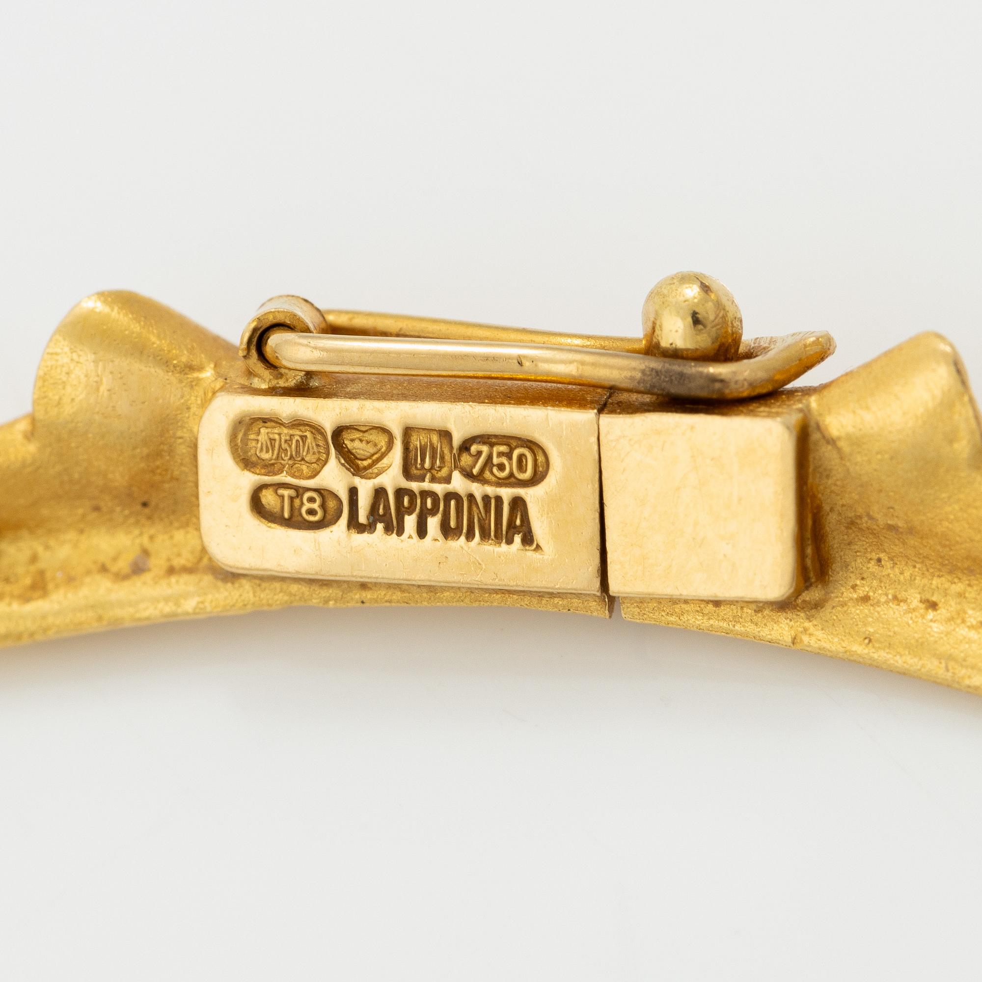 Zoltan Popovits, necklace, 18k gold, for Lapponia, Finland 1996.