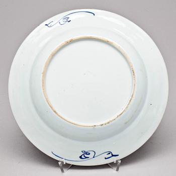 TALLRIK, porslin, Qianlong, Kina, 1740-tal.