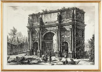 GIOVANNI BATTISTA PIRANESI, kopparstick, 1700-tal.