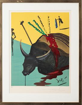 Salvador Dalí, "The Bull is Dead".