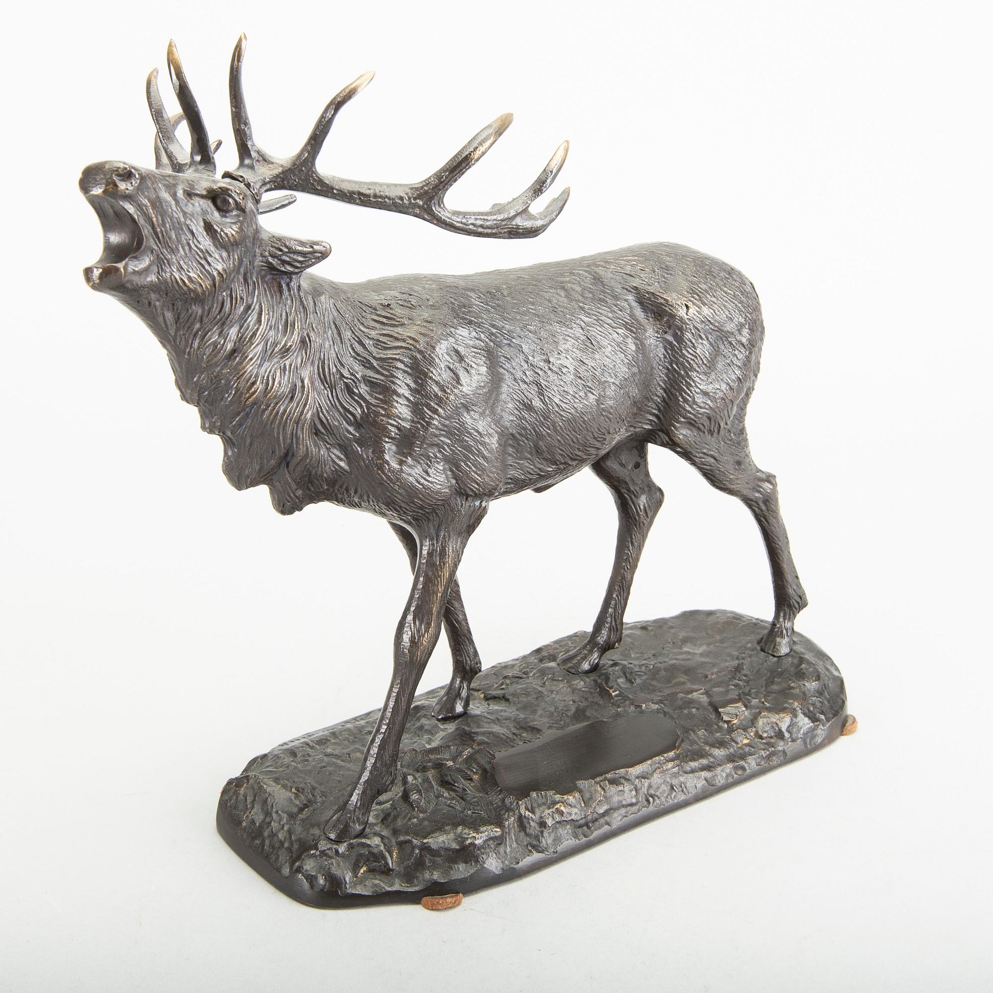SKULPTUR, brons, signerad  A.K Korniluk, Bracia Korniluk Siedlce.