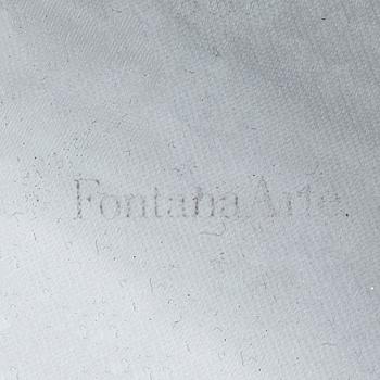 Gae Aulenti, soffbord, "Tavolo con Ruote", Fontana Arte, Italien.