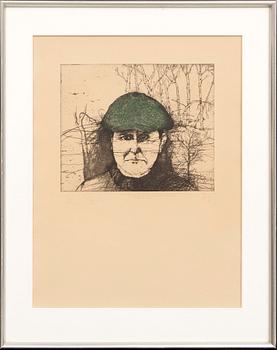 Jim Dine, etsning, signerad och numrerad 7/25.
