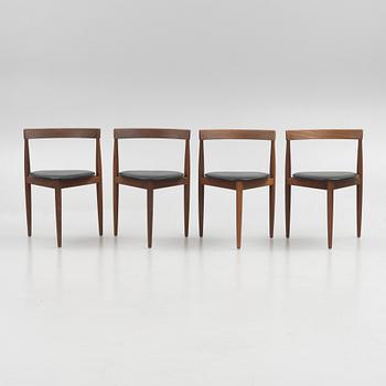 Hans Olsen, four 'Roundette' chairs, Frem Røjle, Denmark, 1950's/60's.