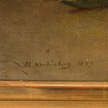 BENGT NORDENBERG, oil on canvas, signed and dated 1889.