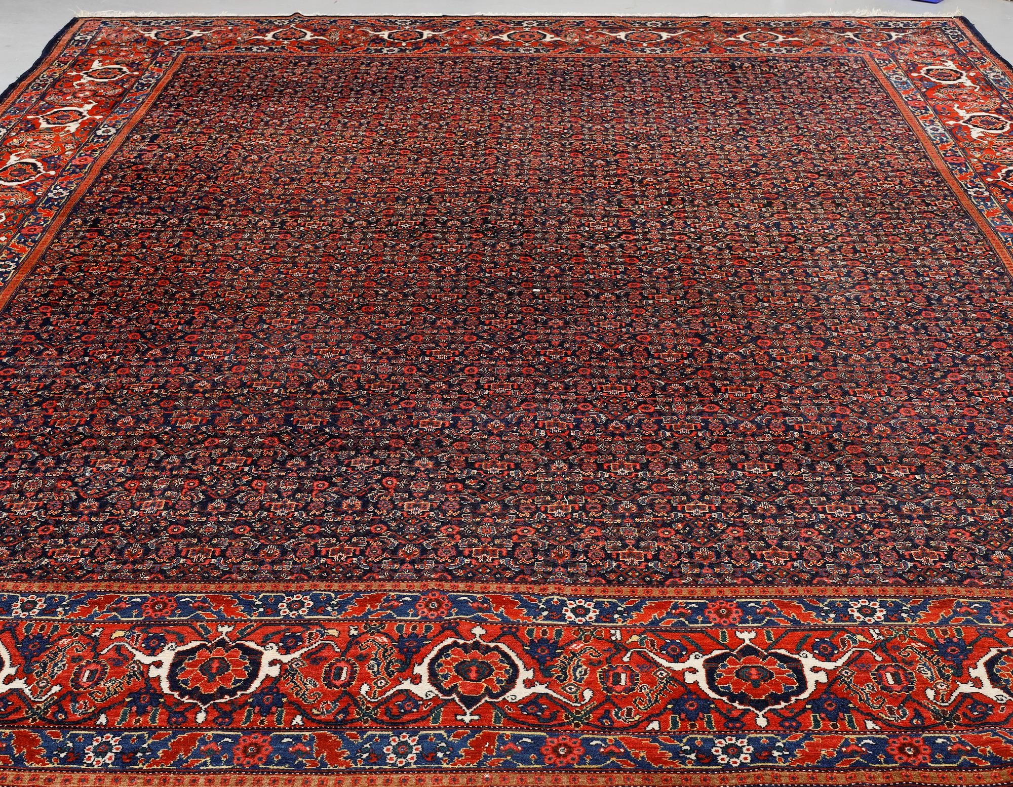 Carpet, Semi-antique Senneh, ca 455 x 342 cm.