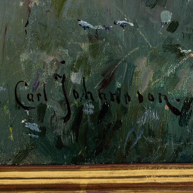 CARL JOHANSSON, oil on canvas, signed and dated -89.