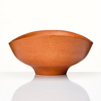 Finn Juhl, a teak bowl, Kay Bojesen, Denmark 1950s.