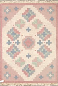Rug, flat weave, approx. 238x168 cm.