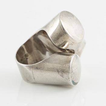 Jan-Christer Lundqvist, ring, sterlingsilver, Skövde 1975.