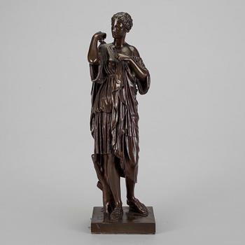A french bronze sculpture late 19th century. Foundry marks F.Barbedienne Fondeur.