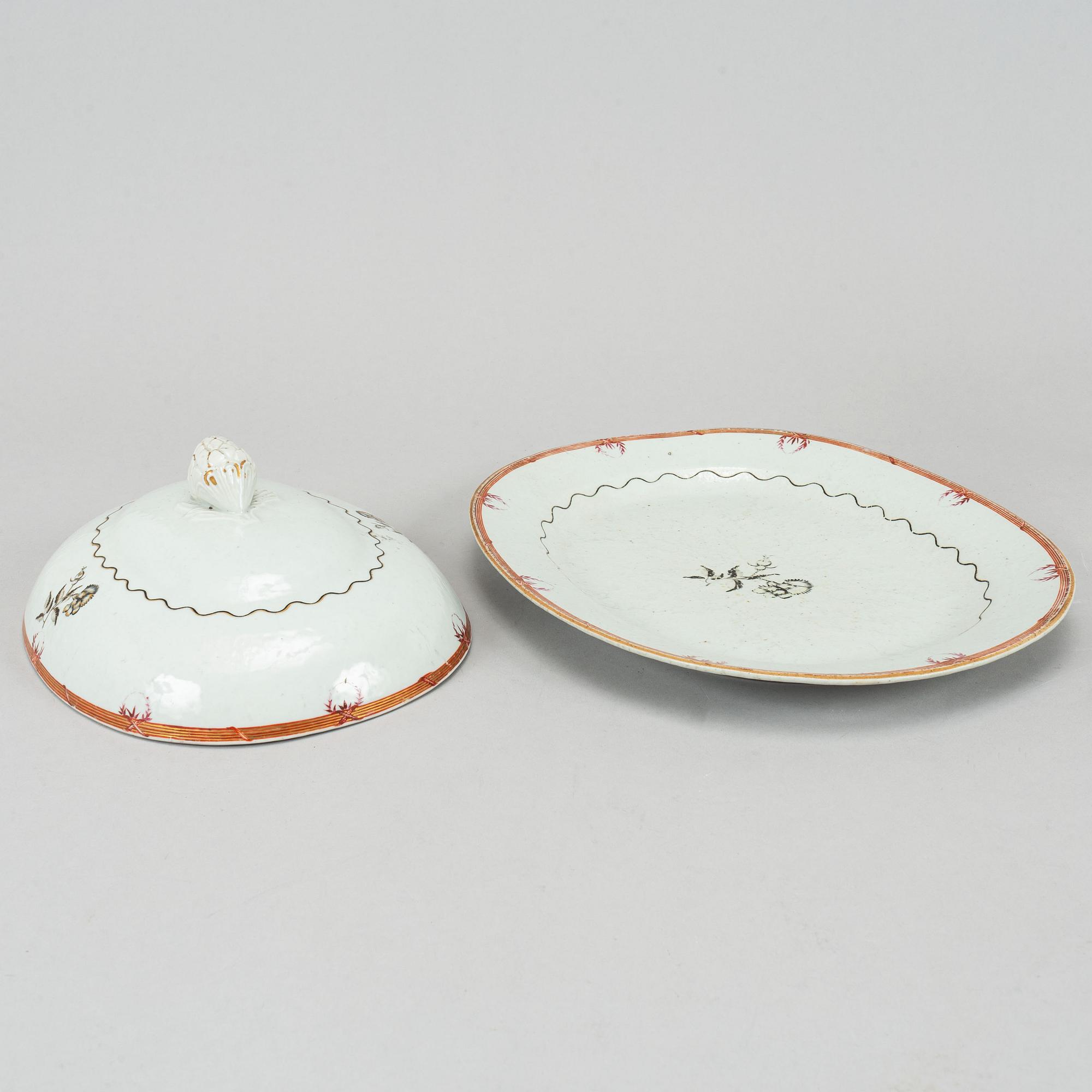 Servisdelar, 26 st, Qing dynastin, Jiaqing, ca (1796-1820).