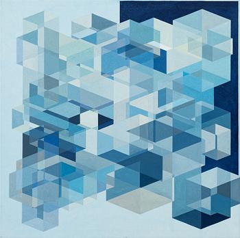 Carl Hampus Bergman, Composition in Blue.