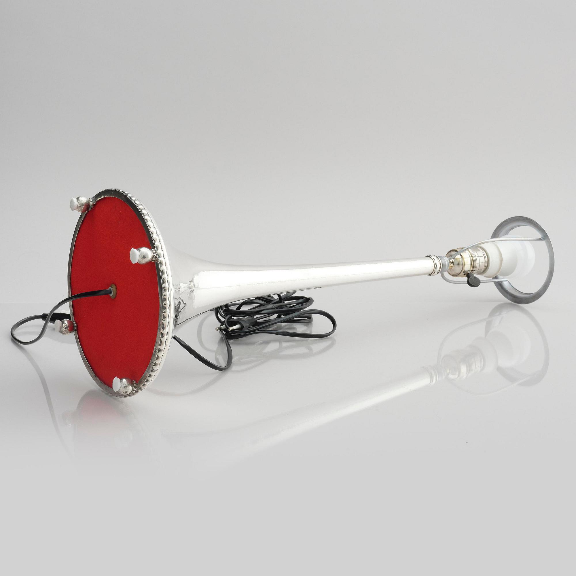 Karl Anderson, a silver table lamp, Stockholm 1917.