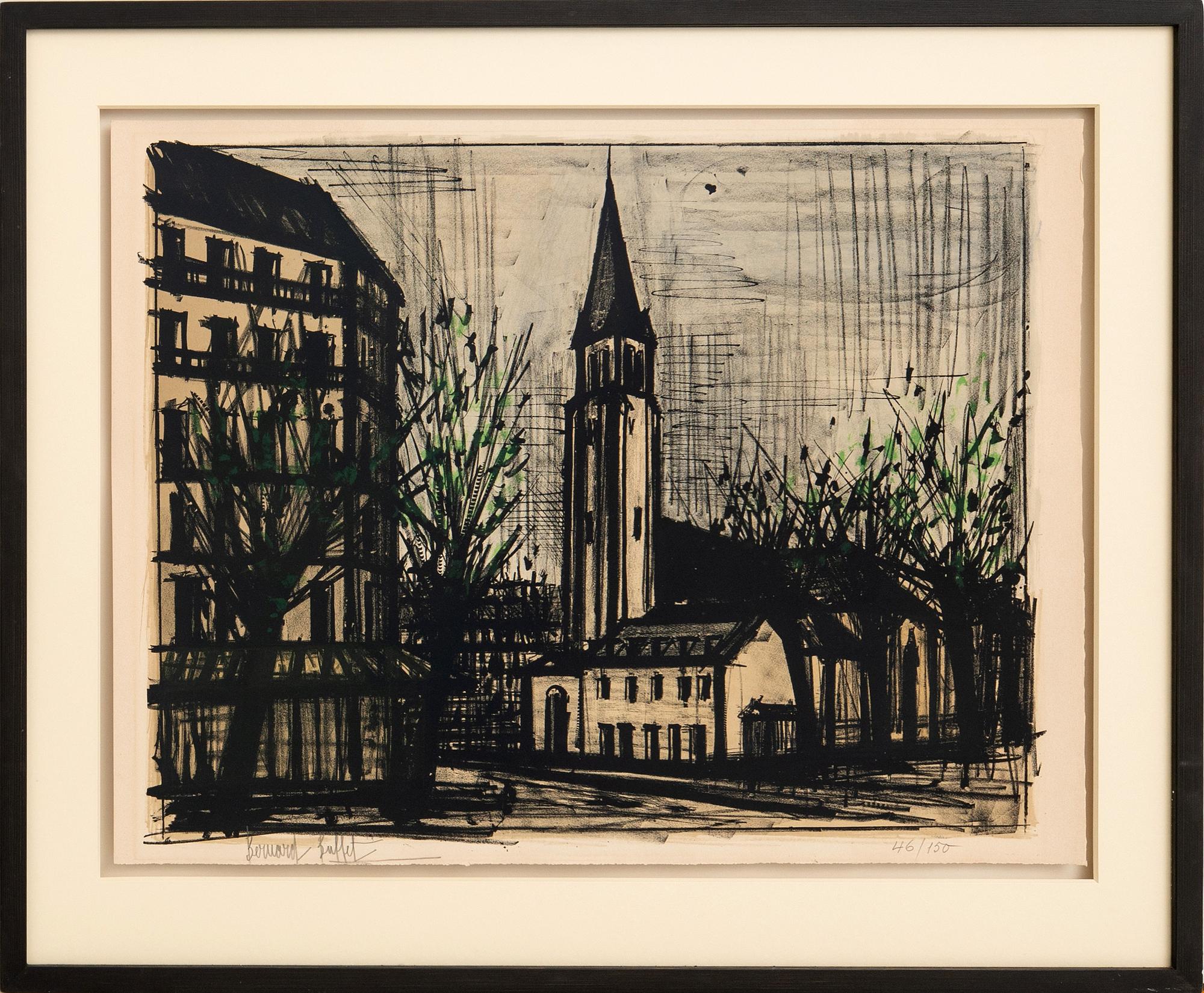 Bernard Buffet, "Place Saint-Germain-des-Près".