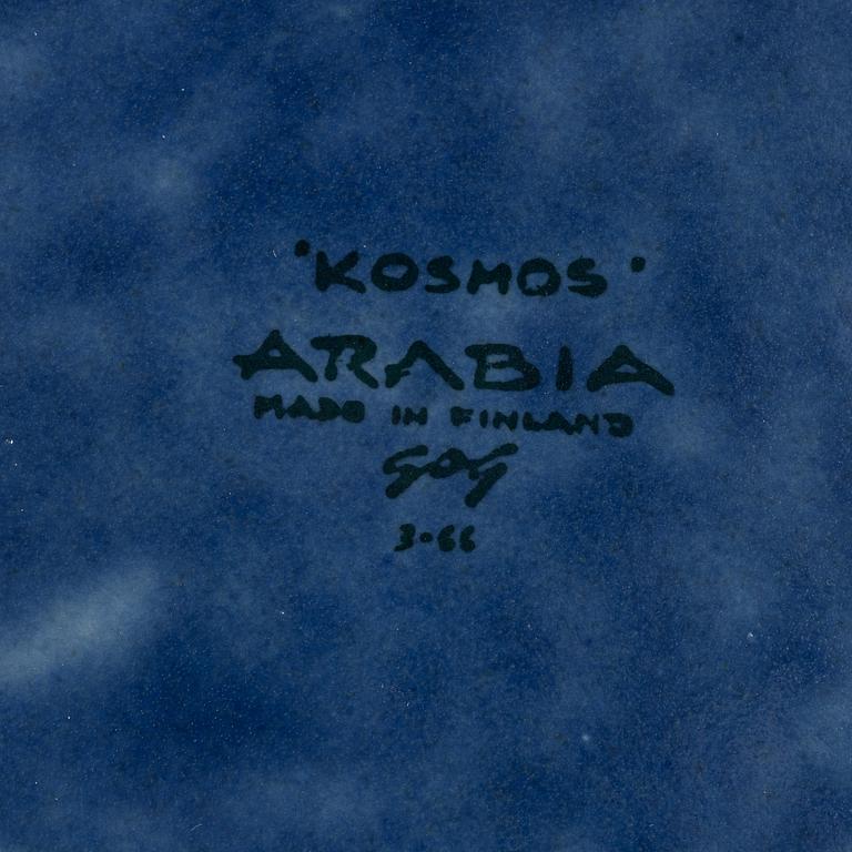 Gunvor Olin-Grönqvist, Servisdelar, "Kosmos", 15 delar, stengods, Arabia, Finland.
