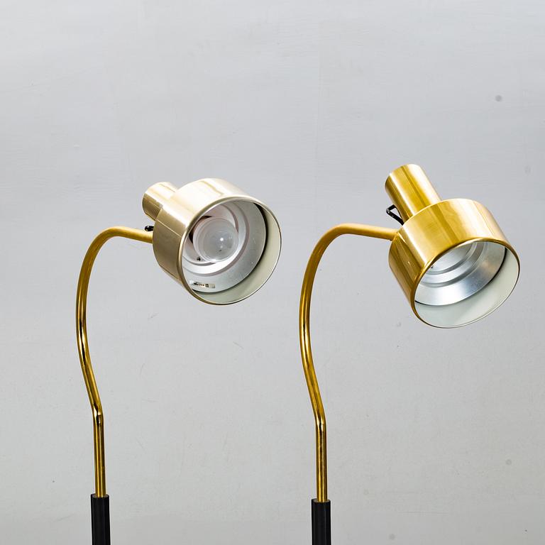 GOLVLAMPOR, ett par, Fagerhults belysning, 1970-80-tal.