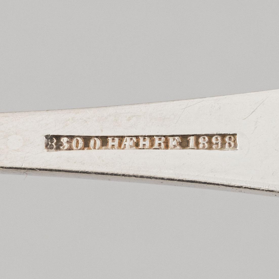 Six pieces of silver, Germany. Sweden & Norway, 19th and 20th century.