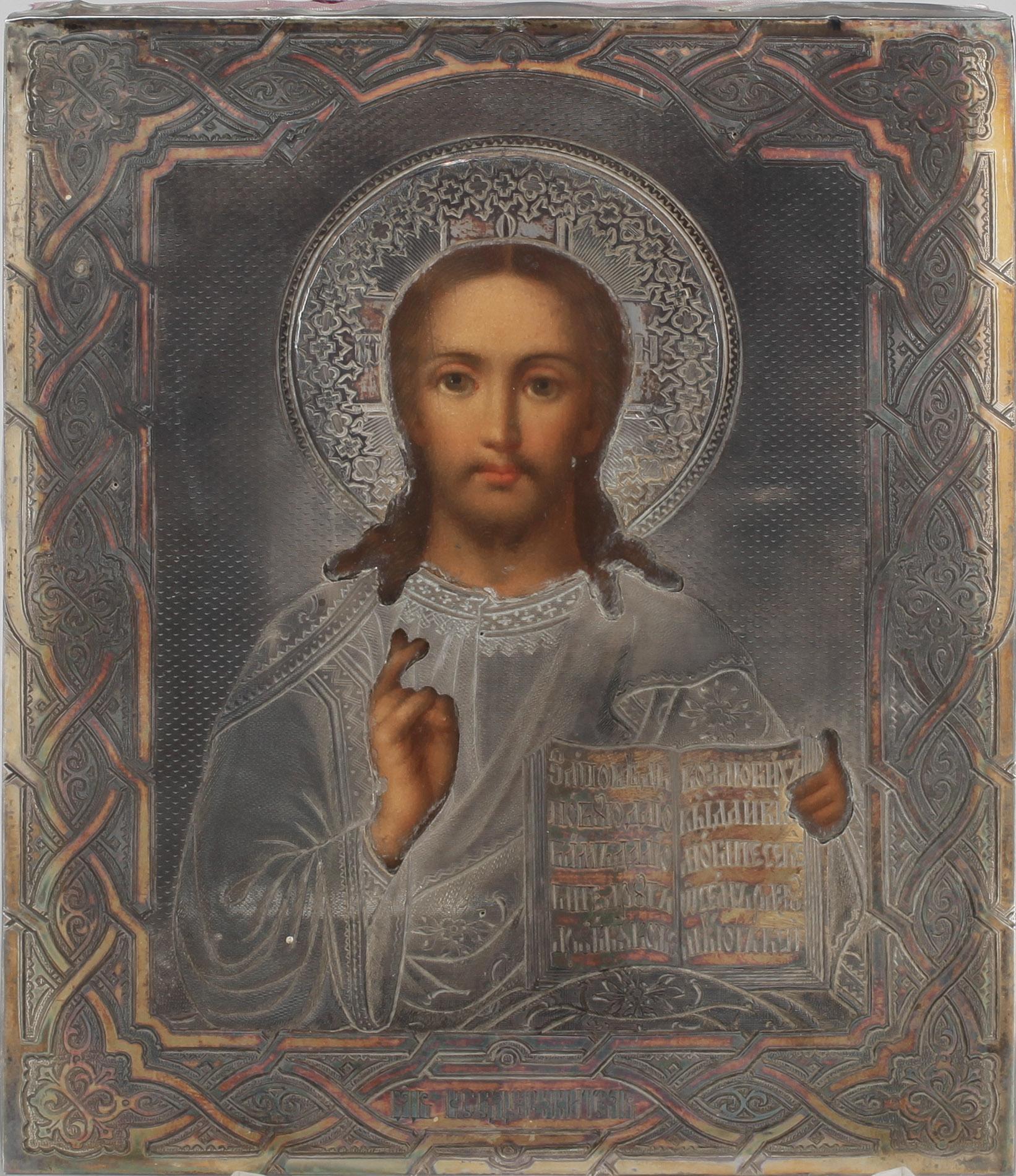 IKON, silver, Fedor Andrejew Werchowzew, Moskva, 1875.
