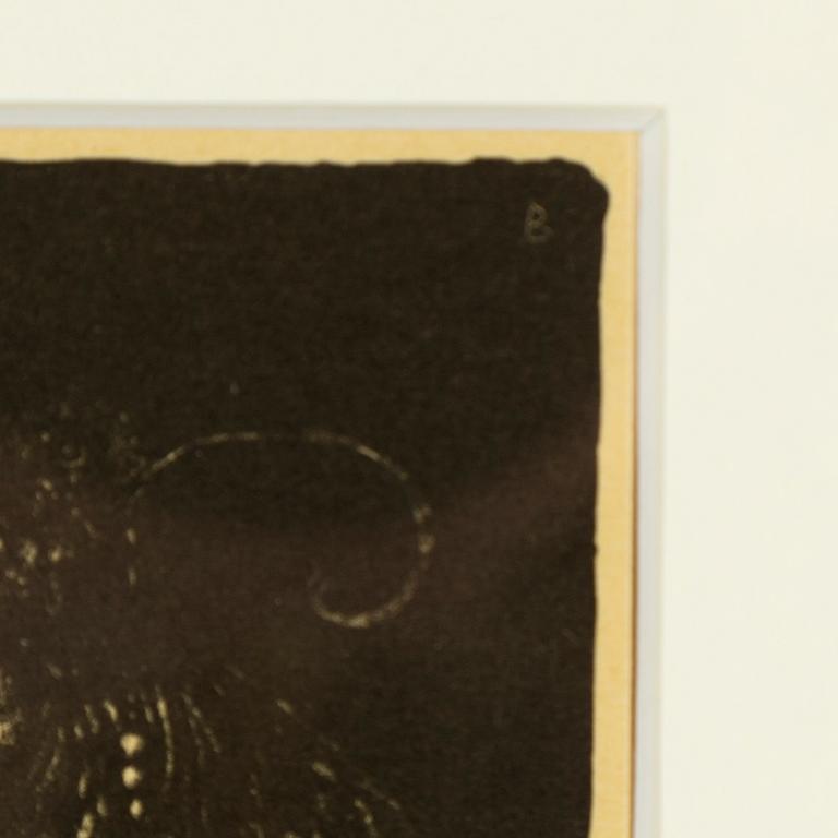 John Bauer, lithograph, from: "Troll", 1915. Signed JB in the print.