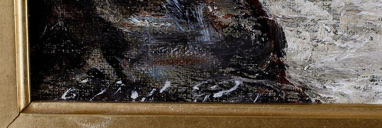 GEORGE OGILVY REID, olja på duk, signerad.