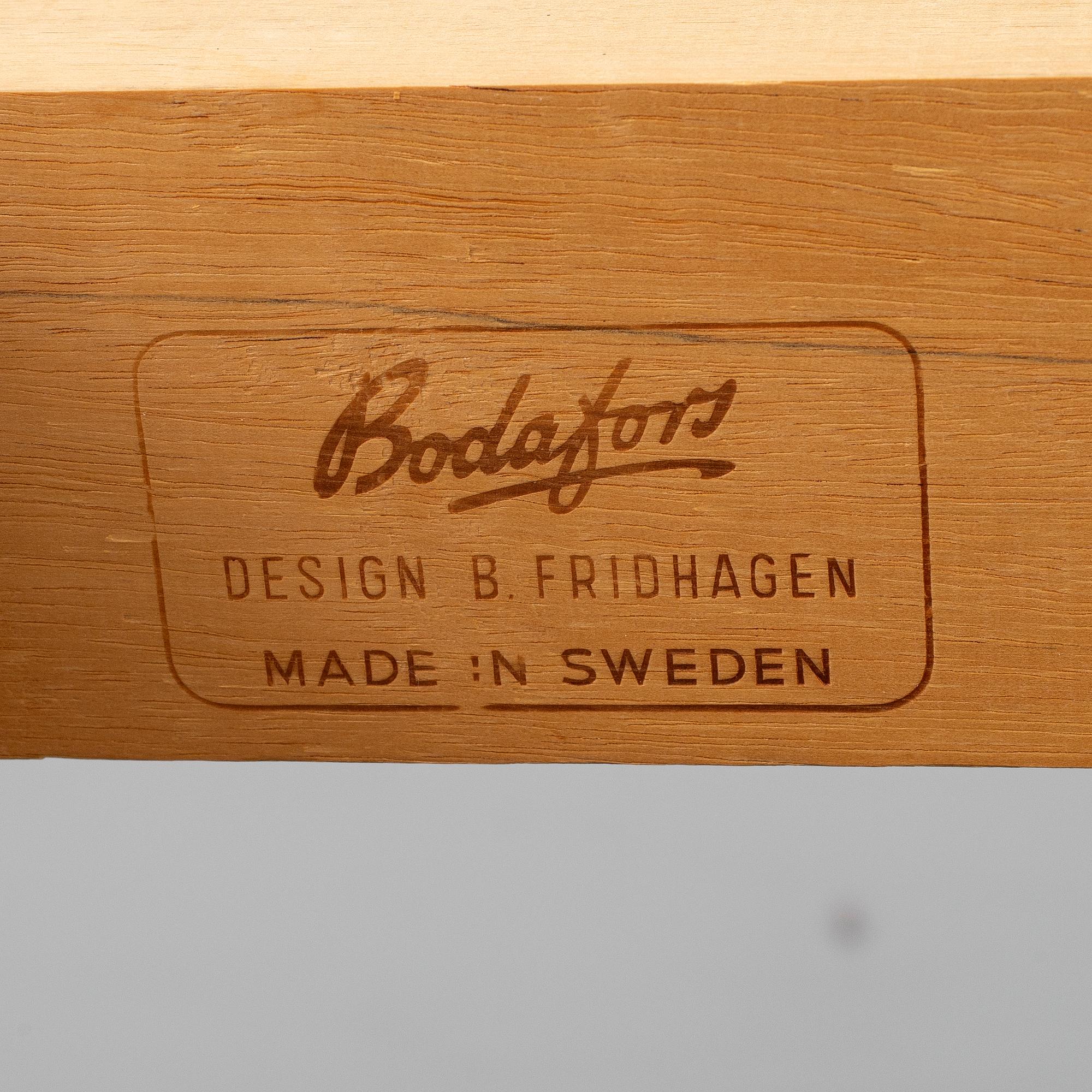 BERTIL FRIDHAGEN, matbord, "Diamant", Bodafors, 1960-tal.