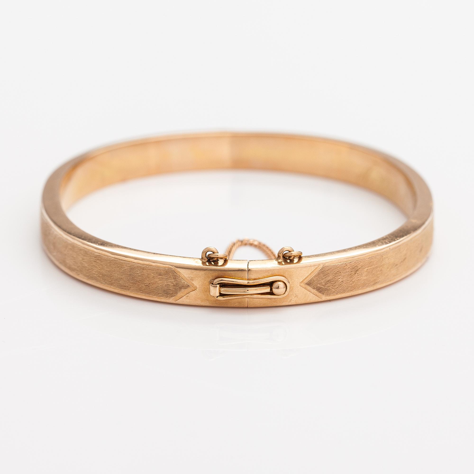 A 14K gold bracelet. Westerback, Helsinki 1961.
