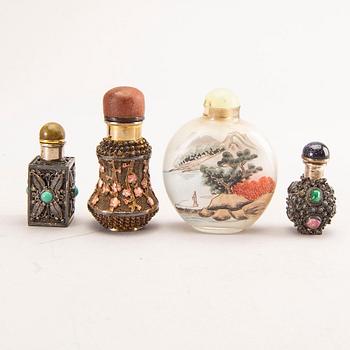 Snusflaskor 7 st Kina 1900-tal.