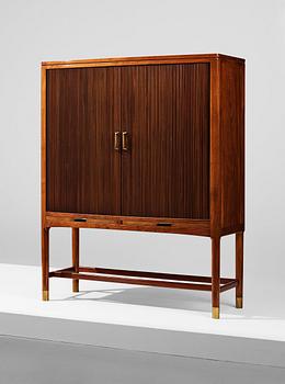 HANS J WEGNER, a bar cabinet executed by cabinetmaker Axel I Sørensen, for the Mayor's office, Aarhus City Hall,  1941.