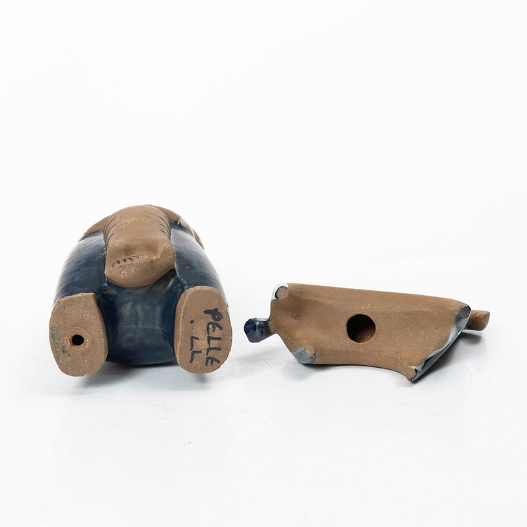 Lisa Larson, figurines, 2 pcs, stoneware, Gustavsberg.