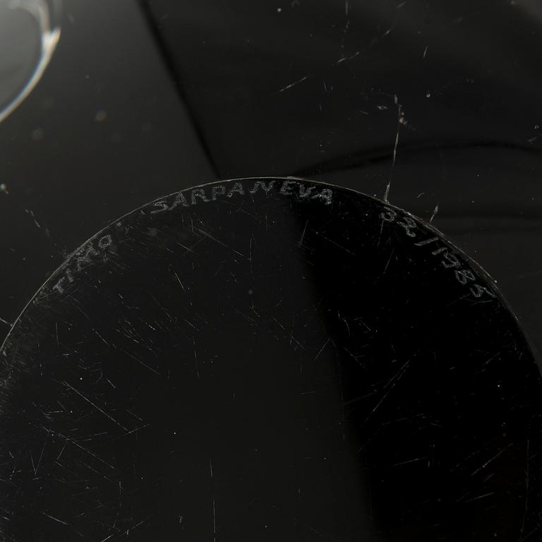 Timo Sarpaneva, glasskulptur "Claritas", signerad Timo Sarpaneva.