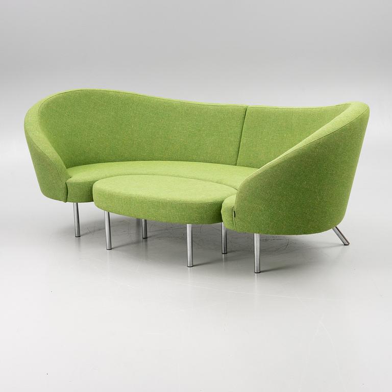 Karim Rashid, an 'Orgy' sofa with stool, from Offecct.