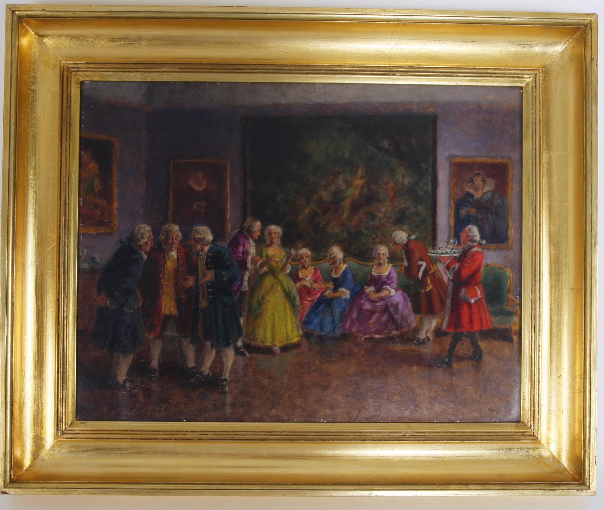 ÅBERG, EMIL. Olja på duk, sign.